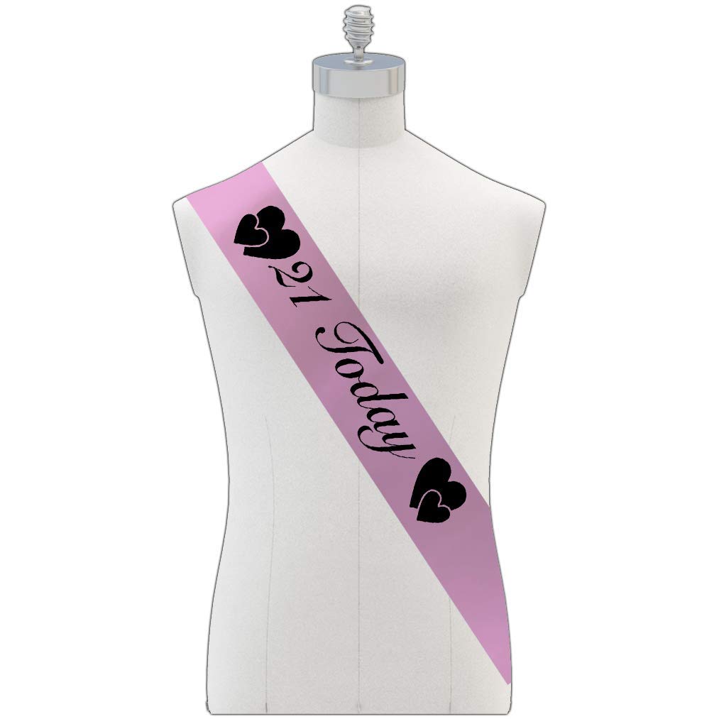 HerbyDesigns 21 Today, Birthday Sash, Perfect for Parties, 6 Colours A – Herby Designs Limited